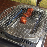 吉塚玄風館 - 肉は中央部で焼くと！