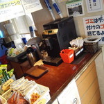 仁王丸売店 - 内観（グリーン席売店）