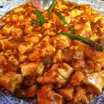 中華料理 唐韻 - 【2016年07月】単品の四川麻婆豆腐のアップ、山椒もパラパラとふられてますよ(^^♪