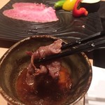 たまごダレつけて食べる