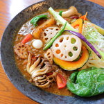 侍.うどん - 侍カレー　野菜増し増し