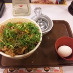 すき家 - ねぎ玉メガ牛丼３