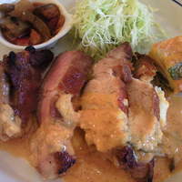 ダン ル シエル - ランチのメイン★茶美豚肩ロース肉のソテー♪