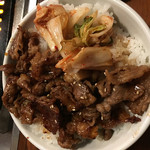 Yakiniku jiyuukei - 焼丼アップ