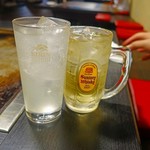 はりまや - 【2016.8】レモン酎ハイ　450円
      ハイボール　500円