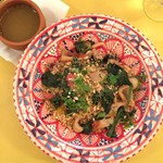 バンデルオーラ - イカとほうれん草のクスクス