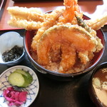 食事処 池田 - 特天丼　2016.9