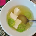 JIMJUM - 今日は豆腐と瓜のスープでした…