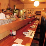 まいもんや かっぱ - カウンター席
