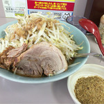 立川マシマシ - 小ラーメン豆腐ハーフ脂少なめ＋魚粉