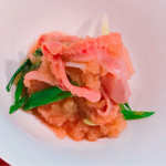 Hoshinaka - 赤貝のひも、ネギおろし
