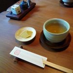 手造りそば 打墨庵 加瀬 - 食前のお茶