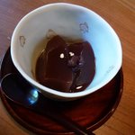 手造りそば 打墨庵 加瀬 - お昼のショートコース：甘味（水あずき）