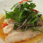 レストラン タテル ヨシノ 銀座 - 2010/11　鯖(正式名称は不明)。