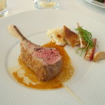 レストラン タテル ヨシノ 銀座 - 2010/11　子羊のロースト　クルミのペルシヤード風。