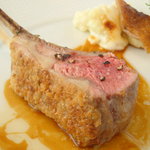 レストラン タテル ヨシノ 銀座 - 2010/11　子羊のロースト　クルミのペルシヤード風。