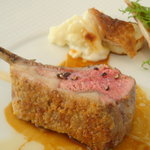 レストラン タテル ヨシノ 銀座 - 2010/11　子羊のロースト　クルミのペルシヤード風。