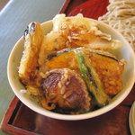 蕎麦わび介 - 小紅葉天丼アップ