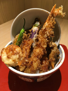 えびのや - 鮭と旬野菜の天丼