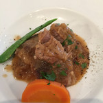 青いナポリ - 豚肉のビール煮