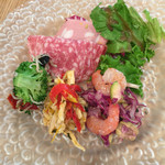 青いナポリ - 前菜盛り合わせ