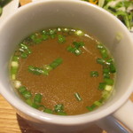 Taishuu Baru Torittoria - スープ
