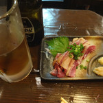 ずるずる処 せじけん - とりももタタキです