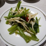 中国飯店 富麗華 - 【空芯菜炒め】♫2016/8