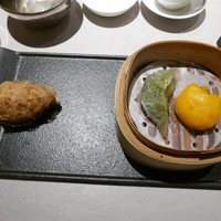 中国飯店 富麗華 - 【香港式点心三種盛り合わせ】◎2016/8