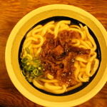 飩平庵 - 肉うどん大盛470円（2016.8）