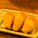 飩平庵 - いなり3個100円はブレてました（2016.8）