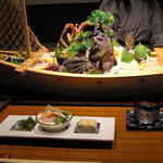 富士見園 - 夕食：部屋食