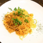 KAKIYA シェル＆シュリンプ - 本日のパスタ￥９８０～　この日は、海老のラグーソース