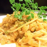 KAKIYA シェル＆シュリンプ - コレも具だくさん、ソースがよく麺に絡んで、海老の風味を堪能♪