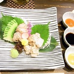 KAKIYA シェル＆シュリンプ - 三重県産　鱧の焼霜　￥９８０