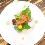 KAKIYA シェル＆シュリンプ - 北海道産　牡丹海老造り　￥８９０