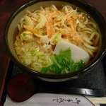 かきあげうどん　大盛　420円＋105円
