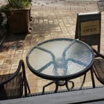 パティスリーグラム - イートインからの風景