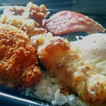 ほっともっと - BIGのり弁白身フライ520円＋ご飯大盛り50円