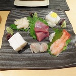 寿司割烹 新潟 日本橋 - お造り盛り合わせ