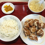 中華食堂一番館 - 鶏の唐揚げ定食