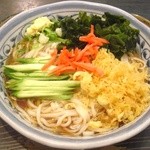 金比羅うどん てまりや - 冷したぬきうどん