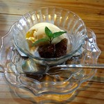 オクムラテイ - いちぢくのコンポートとバニラアイス