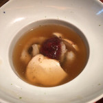 和酒和食の坂 - 鱧と松茸の酒蒸し