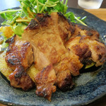 食堂コヨミ - はぎちくポークの肩ロースの味噌漬け焼き