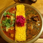 ２種盛りカレー