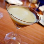 甘～い‼　（ホワイトチョコレートのエッグノックマティーニ）