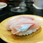 グルメ廻転寿司 　まぐろ問屋　めぐみ水産 - 鹿児島のカンパチ