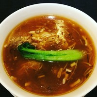スーツァン・レストラン陳 渋谷店 - 三種具入りふかひれとろみそば(*´ｪ｀*)ふかひれたっぷり♡