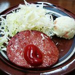 十間橋　ときわ食堂 - ハムステーキ